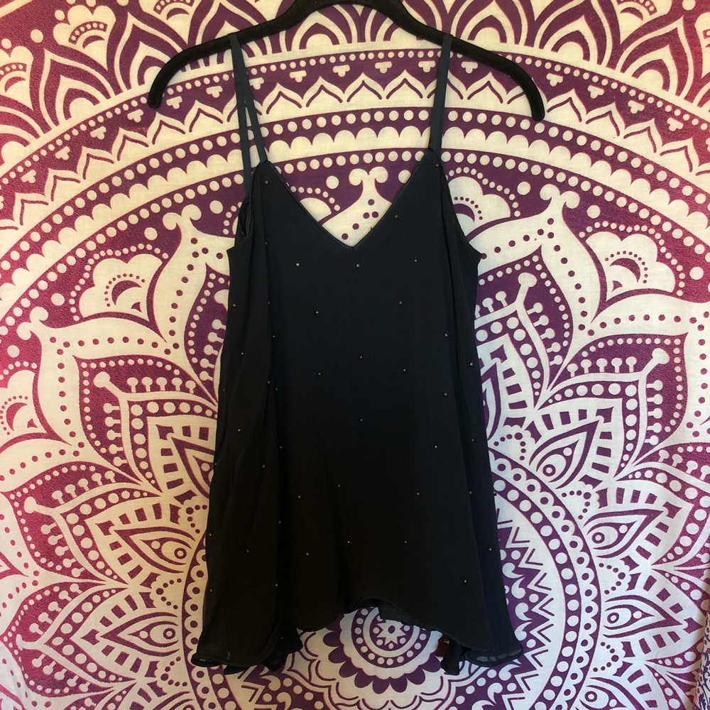 Zara Rhinestone Embellished Tank
